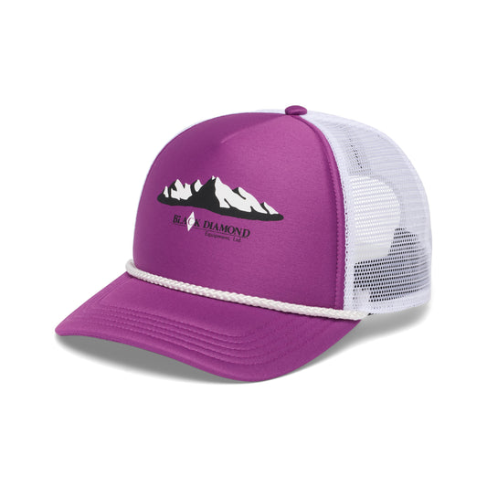 Flat Bill Trucker Hat | Black Diamond Featured