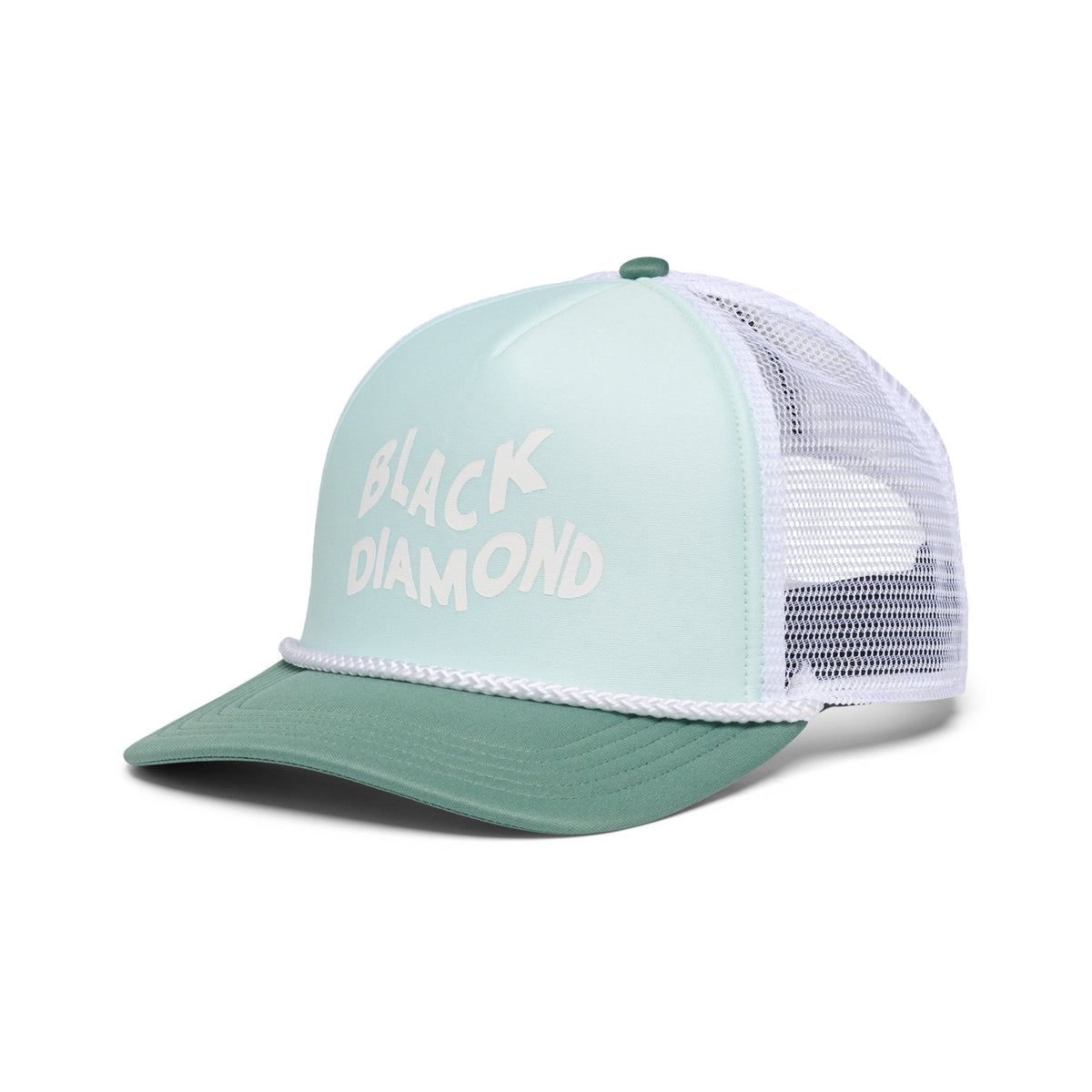 Flat Bill Trucker Hat | Black Diamond Featured
