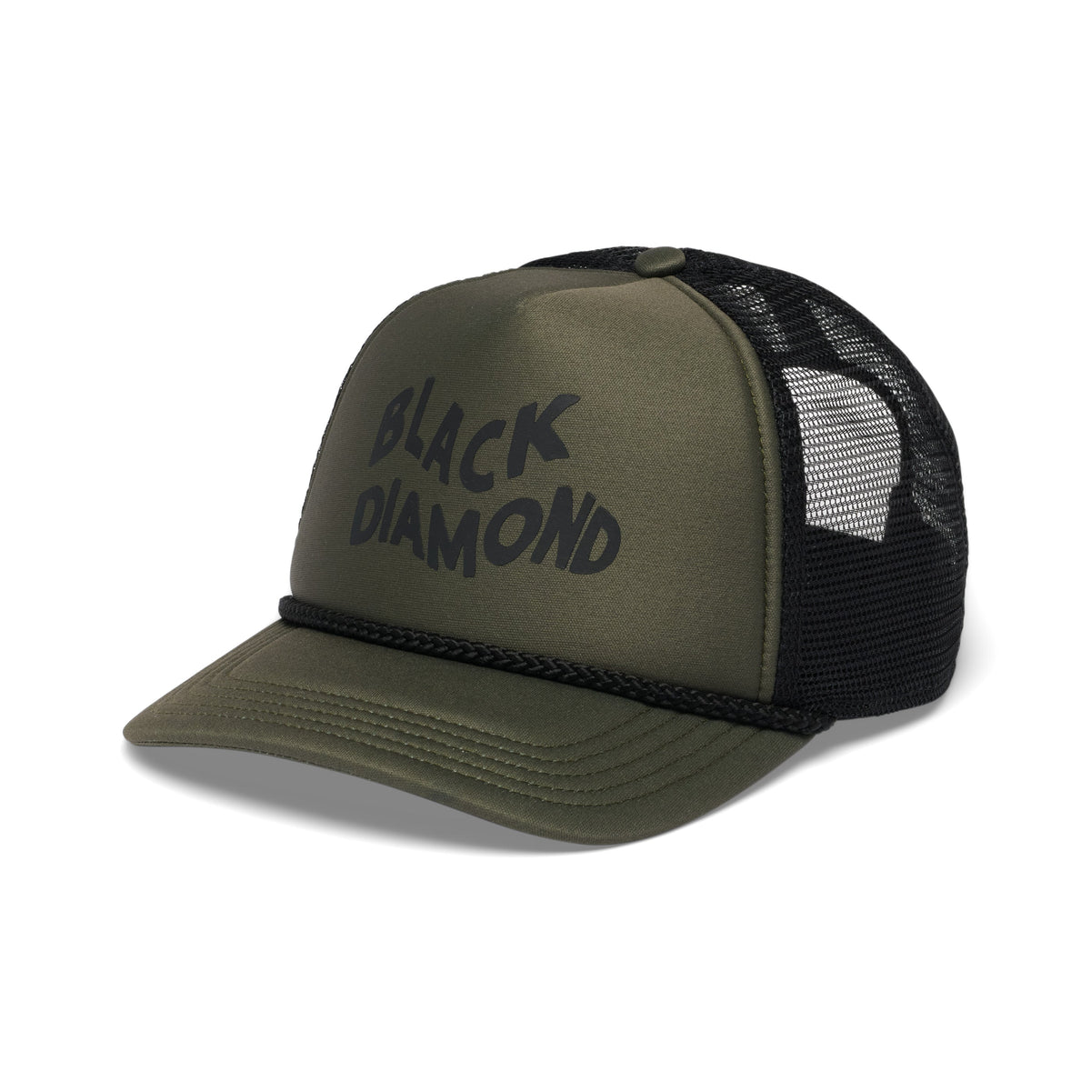 Flat Bill Trucker Hat | Black Diamond Featured