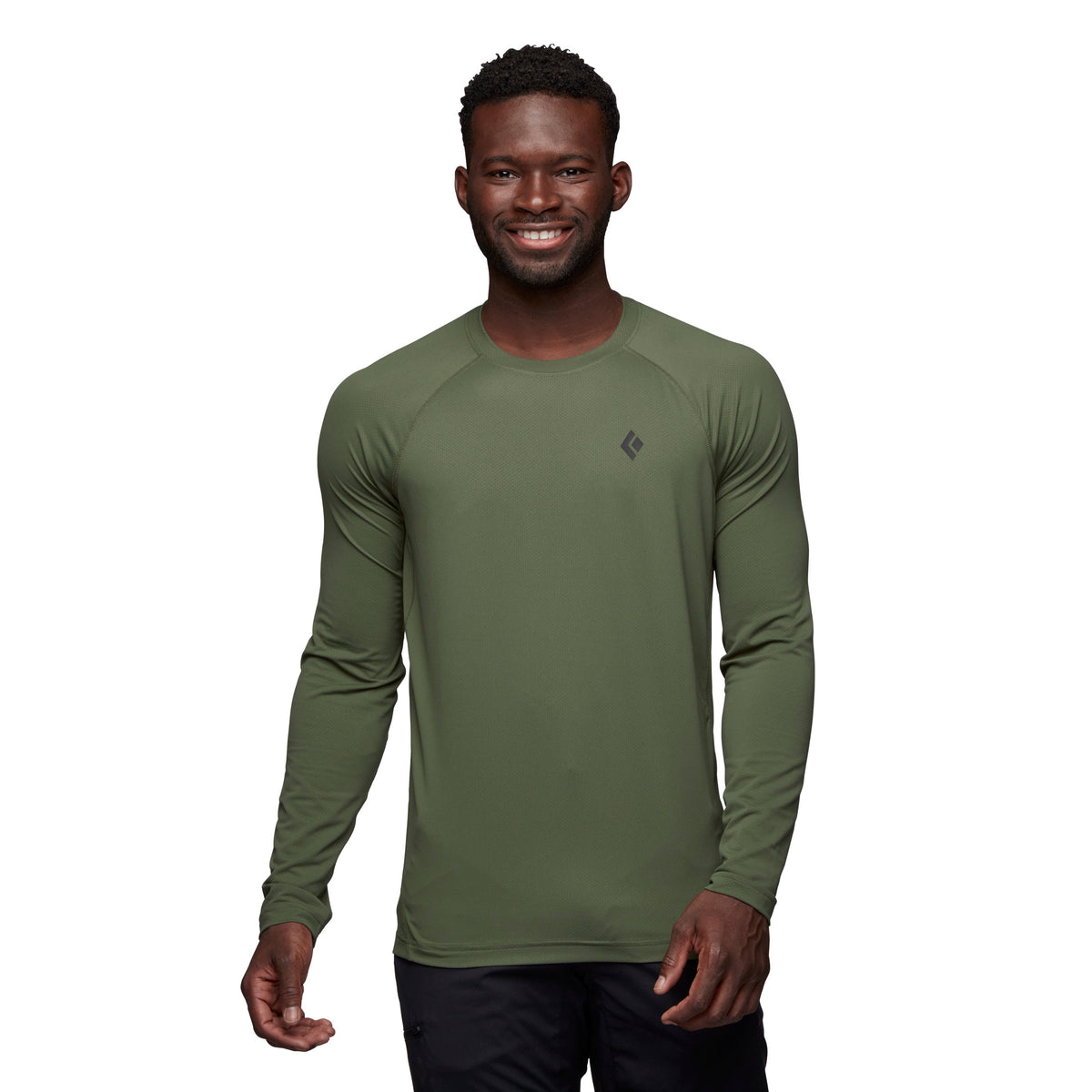 Men's Alpenglow Long Sleeve Crew | Black Diamond Signature