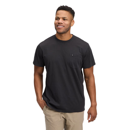 Men's Diamond Patch Short Sleeve Pocket Tee | Black Diamond Classic