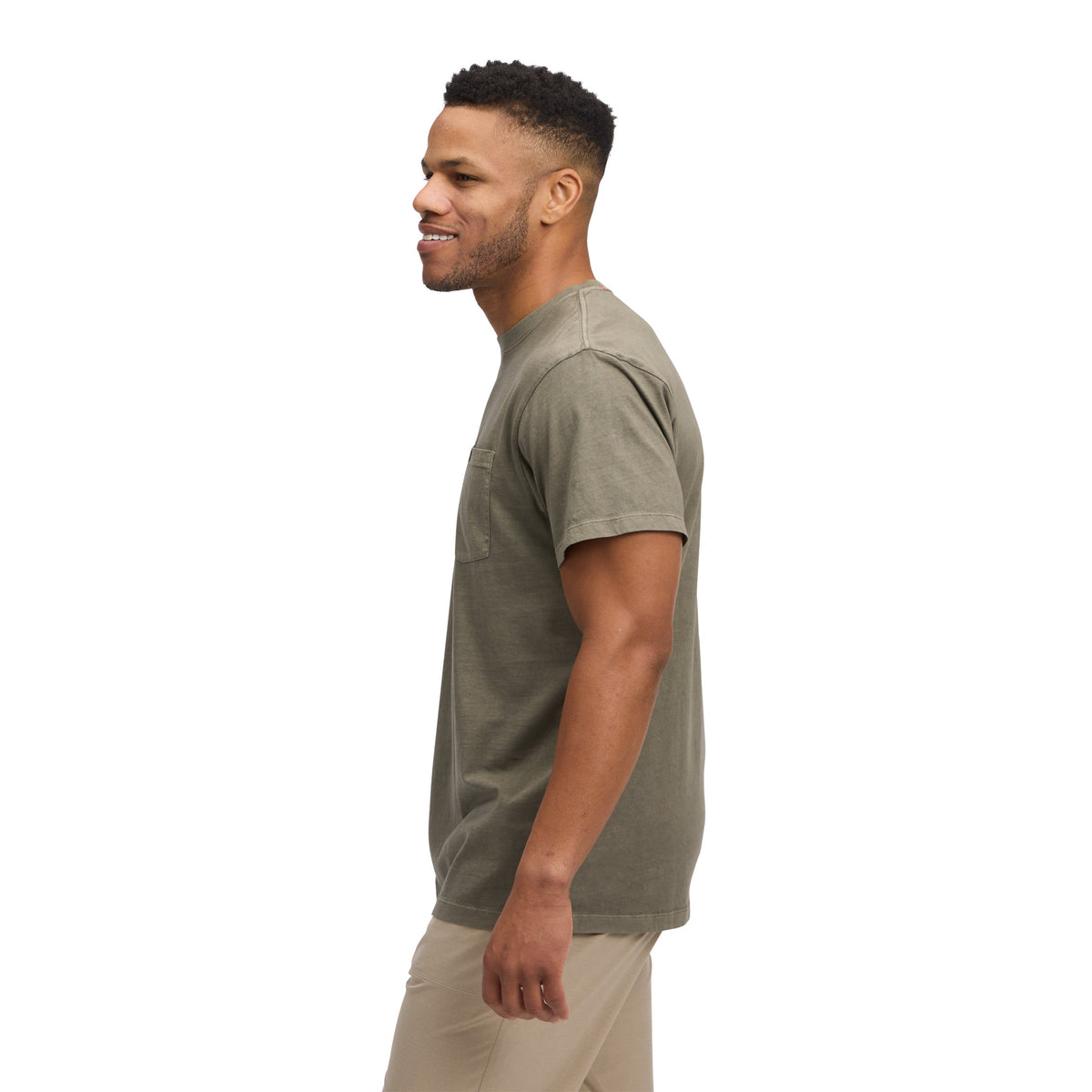 Men's Diamond Patch Short Sleeve Pocket Tee | Black Diamond Classic