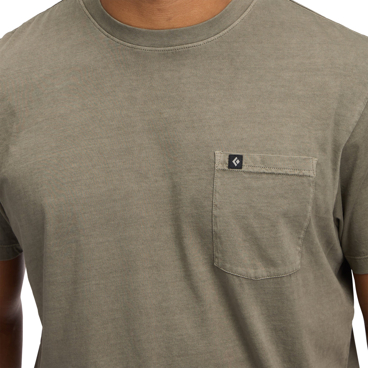 Men's Diamond Patch Short Sleeve Pocket Tee | Black Diamond Classic