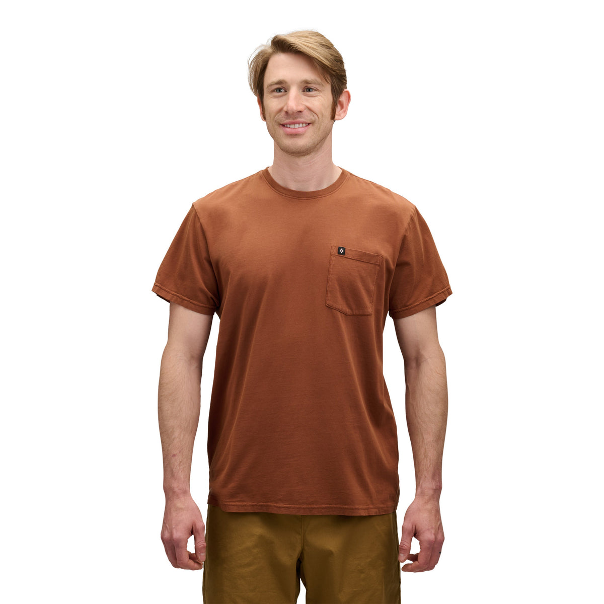 Men's Diamond Patch Short Sleeve Pocket Tee | Black Diamond Classic