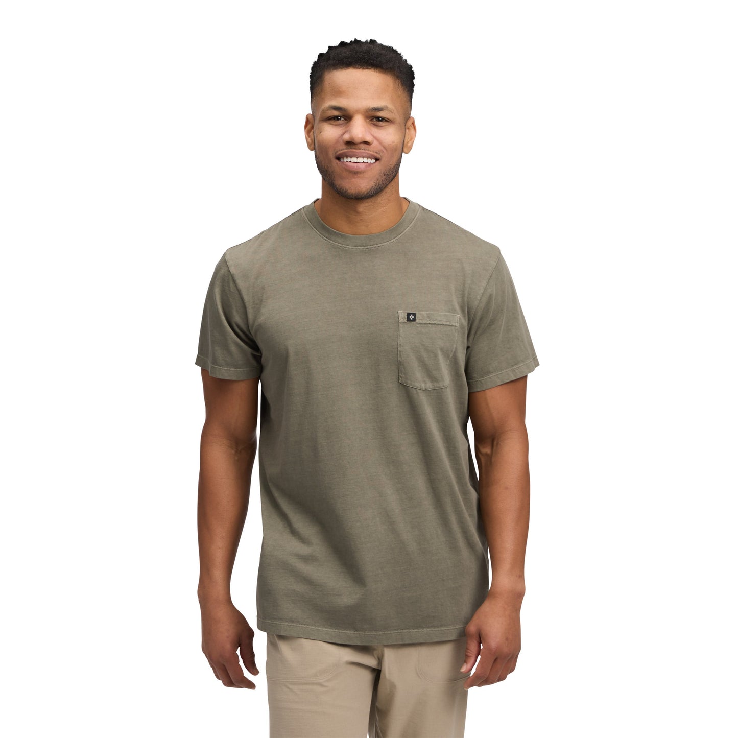 Men's Diamond Patch Short Sleeve Pocket Tee | Black Diamond Classic