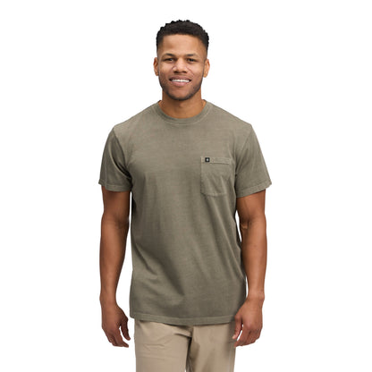 Men's Diamond Patch Short Sleeve Pocket Tee | Black Diamond Classic