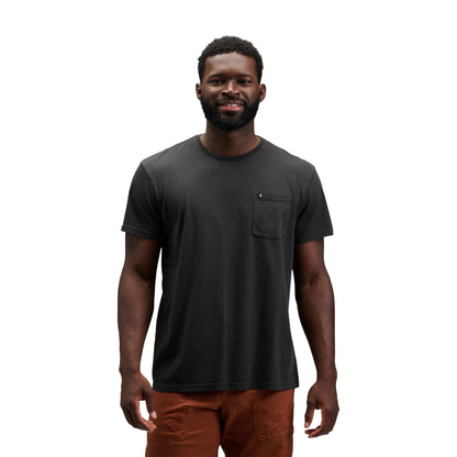 Men's Diamond Patch Short Sleeve Pocket Tee | Black Diamond Classic