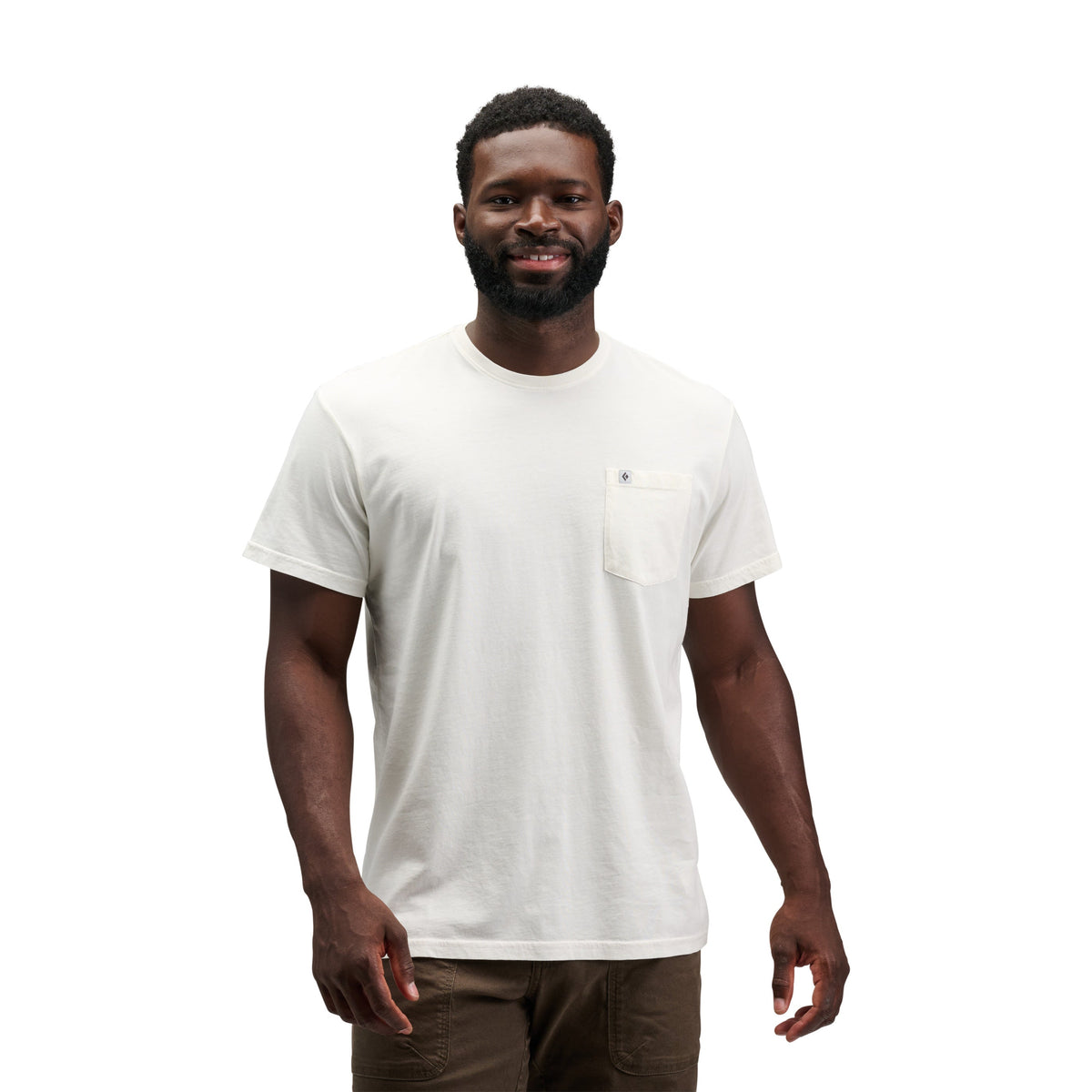 Men's Diamond Patch Short Sleeve Pocket Tee | Black Diamond Classic
