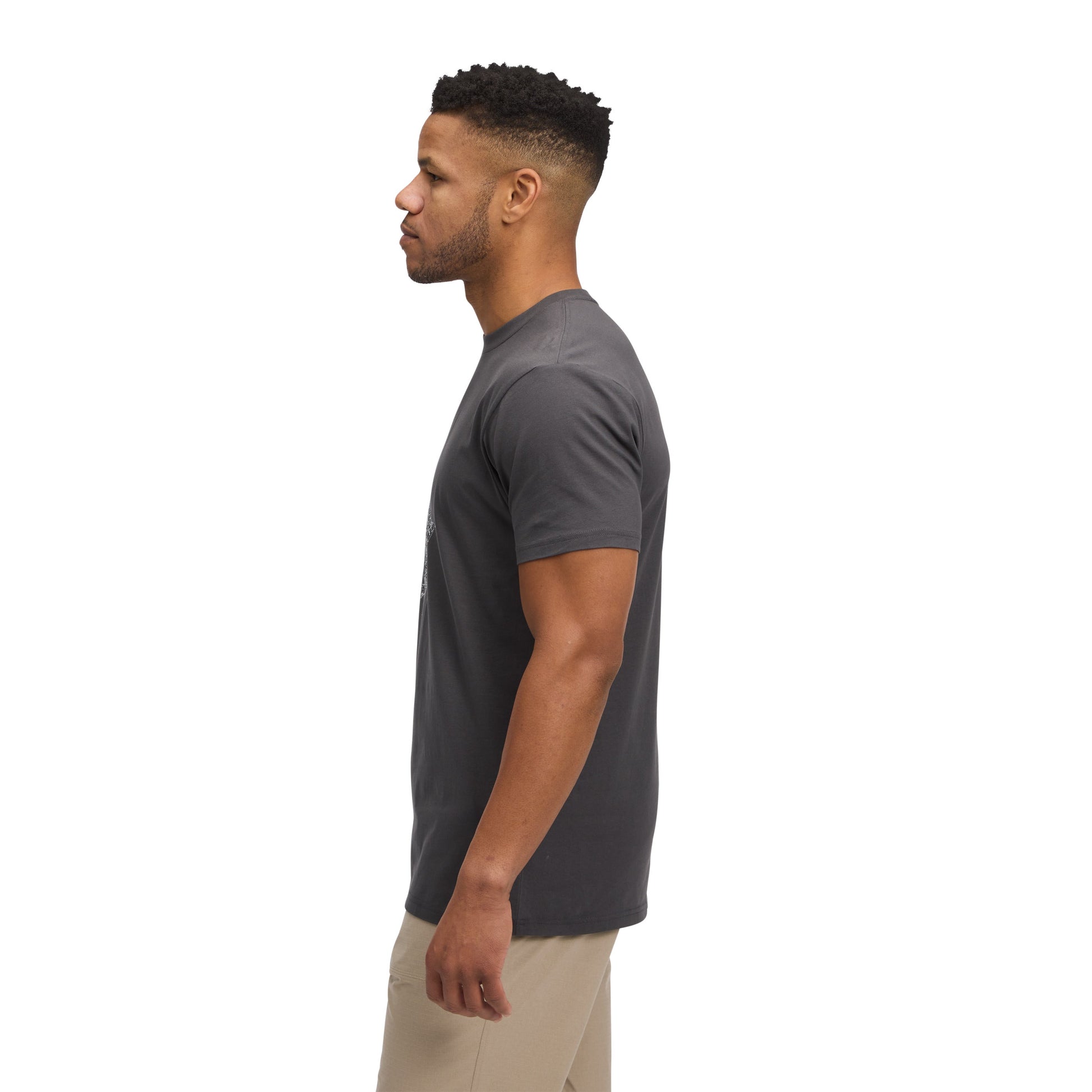 Men's Engineered Diamond Short Sleeve Tee | Black Diamond Featured