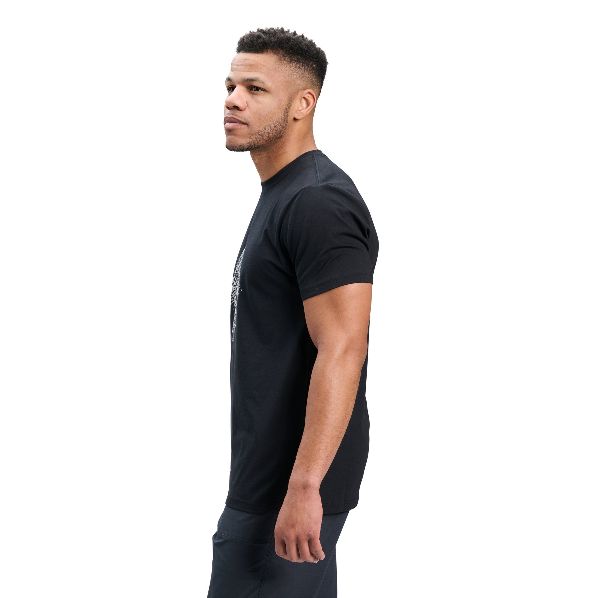 Men's Engineered Diamond Short Sleeve Tee | Black Diamond Featured