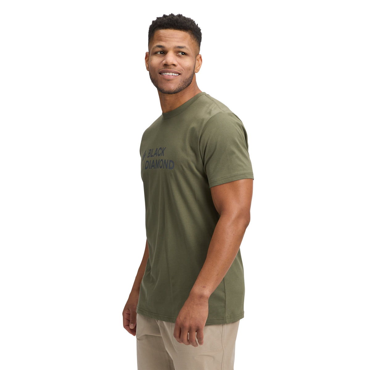 Men's Mini Stacked Short Sleeve Tee | Black Diamond Essential