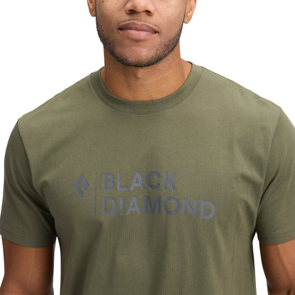 Men's Mini Stacked Short Sleeve Tee | Black Diamond Essential