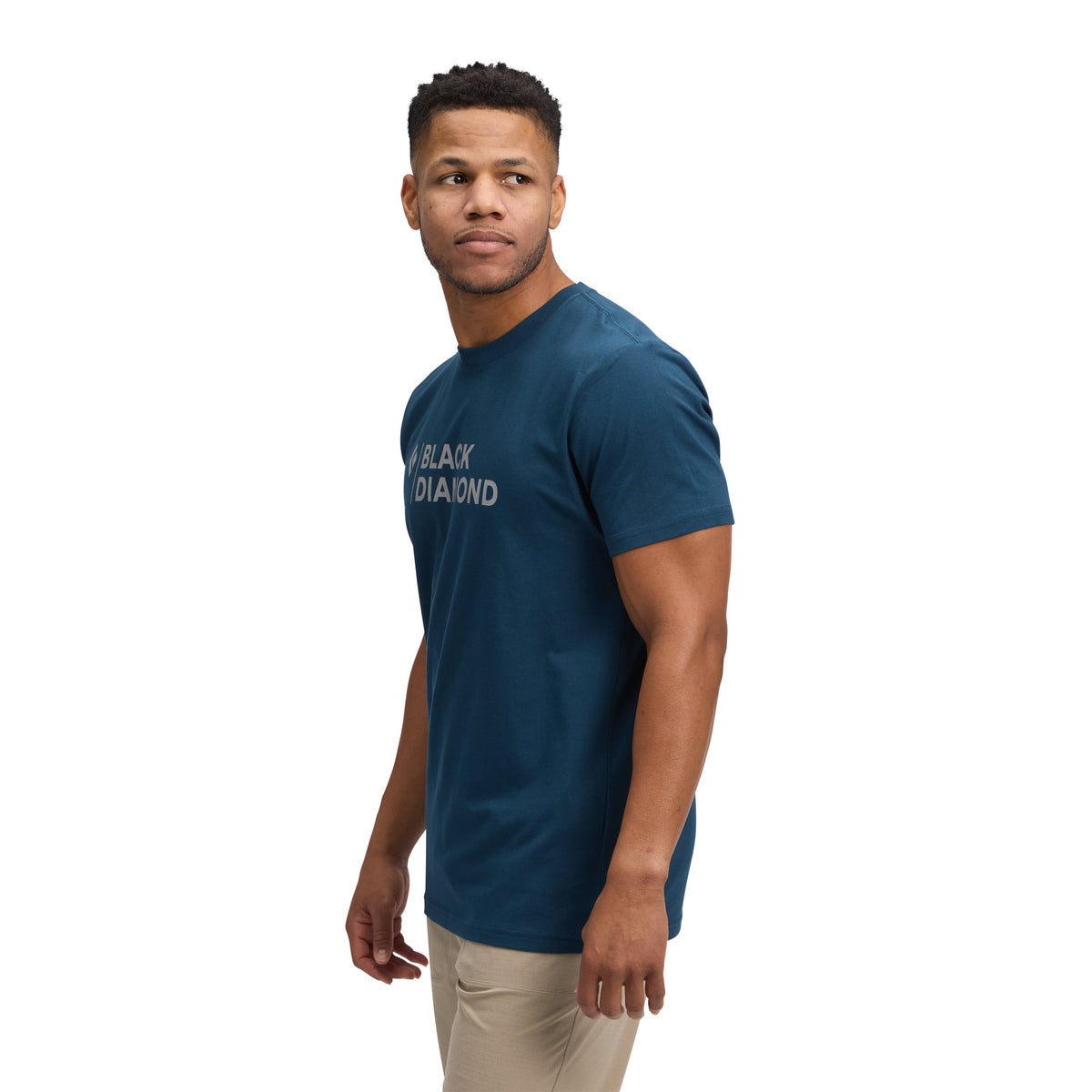 Men's Mini Stacked Short Sleeve Tee | Black Diamond Essential