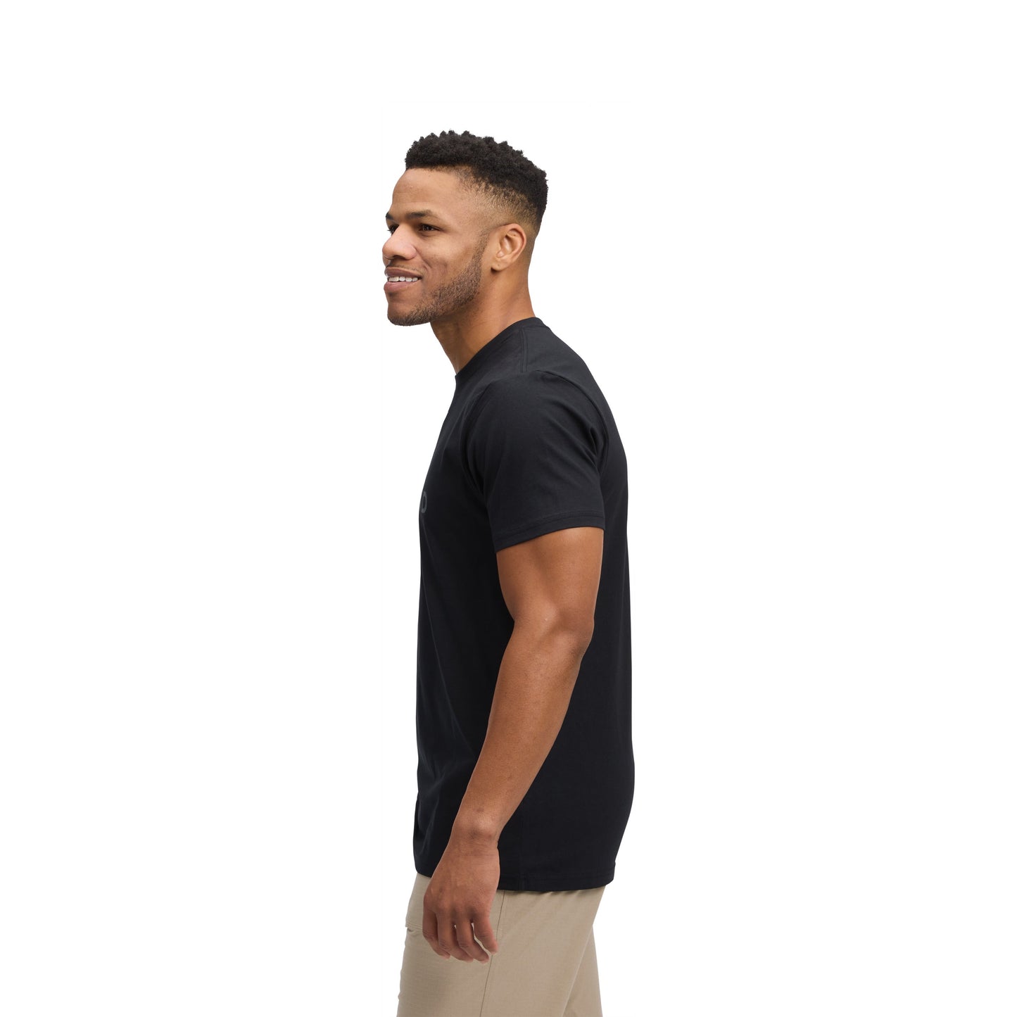Men's Mini Stacked Short Sleeve Tee | Black Diamond Essential