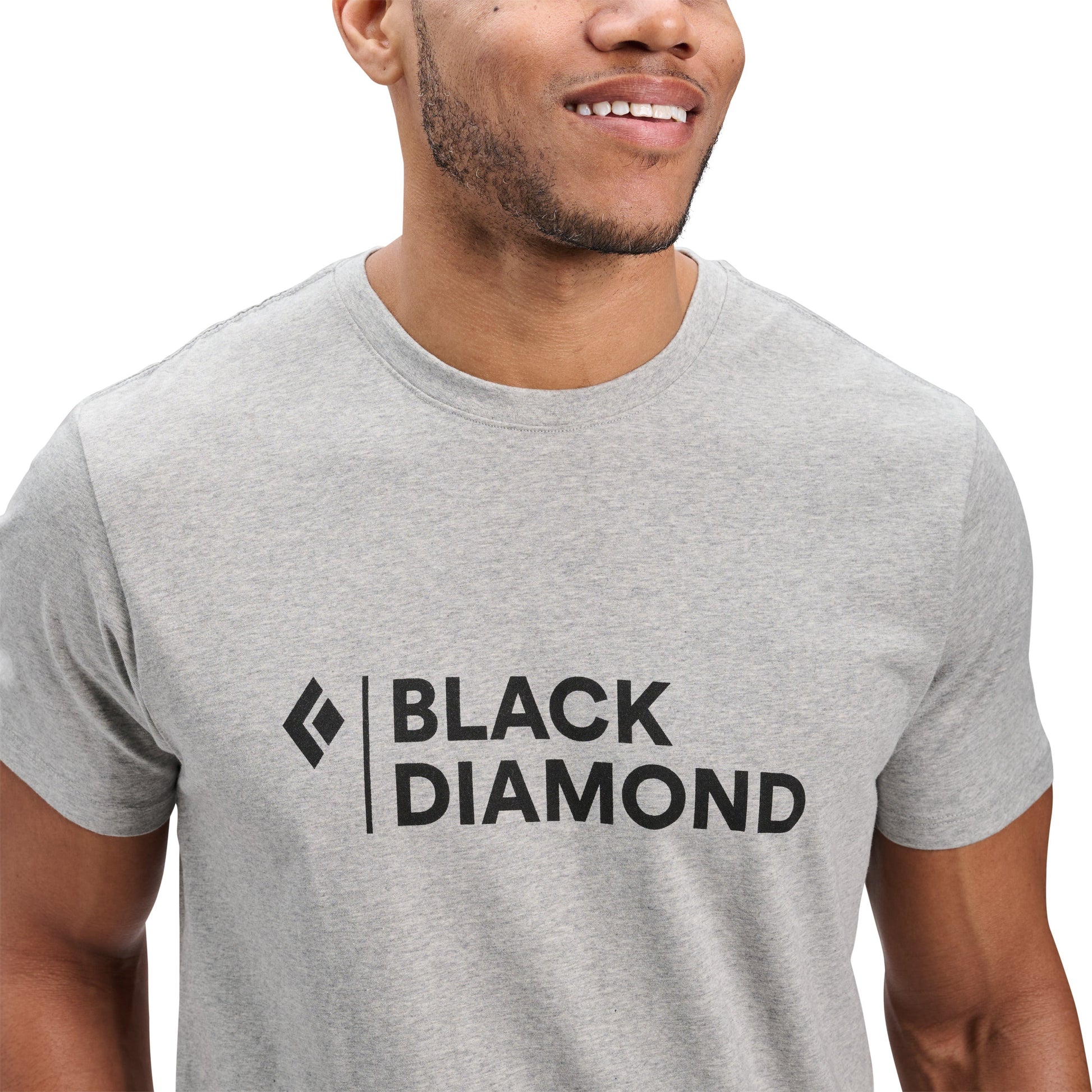 Men's Mini Stacked Short Sleeve Tee | Black Diamond Essential