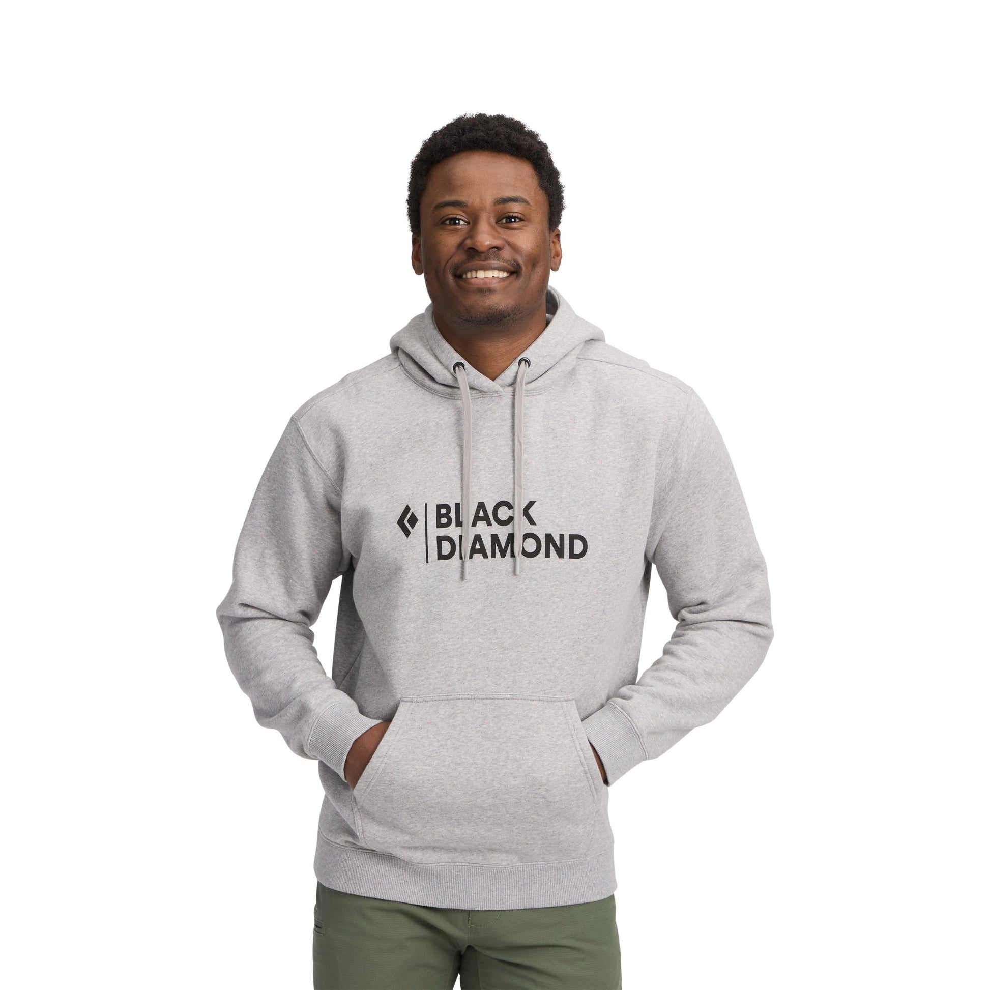 Men's Mini Stacked Pullover Hoody | Black Diamond Featured