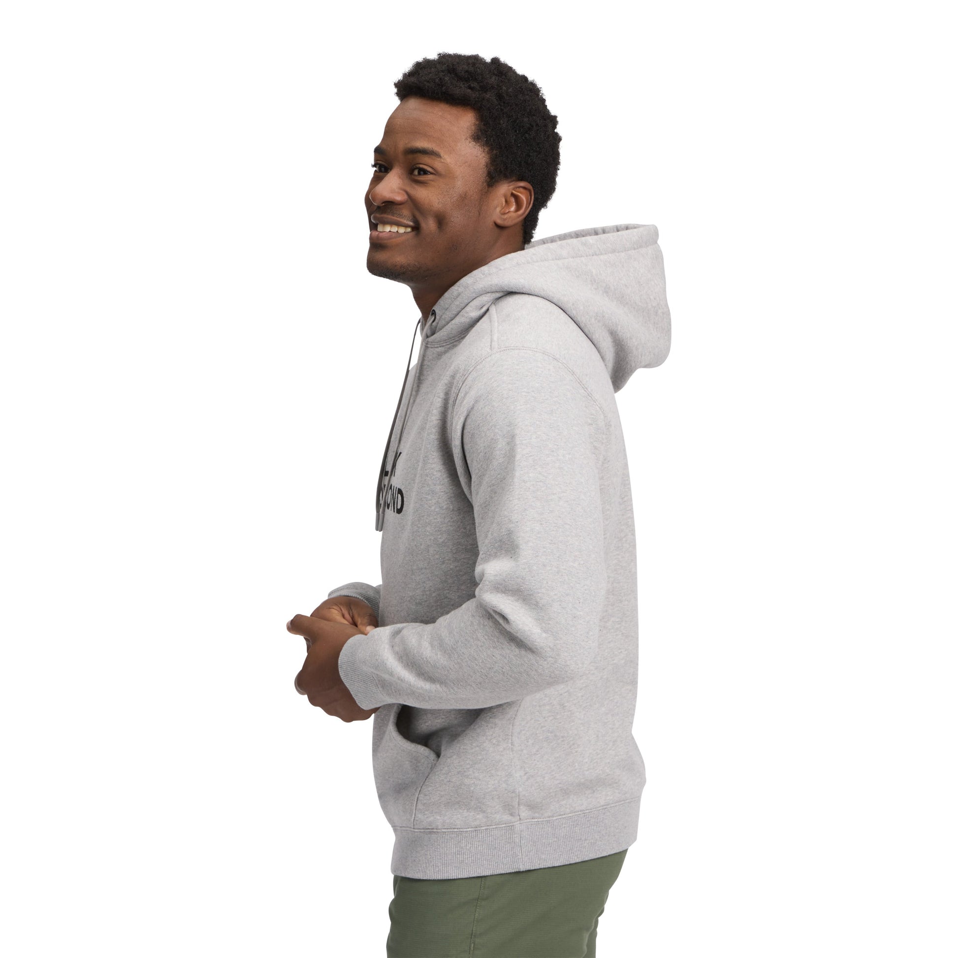 Men's Mini Stacked Pullover Hoody | Black Diamond Featured