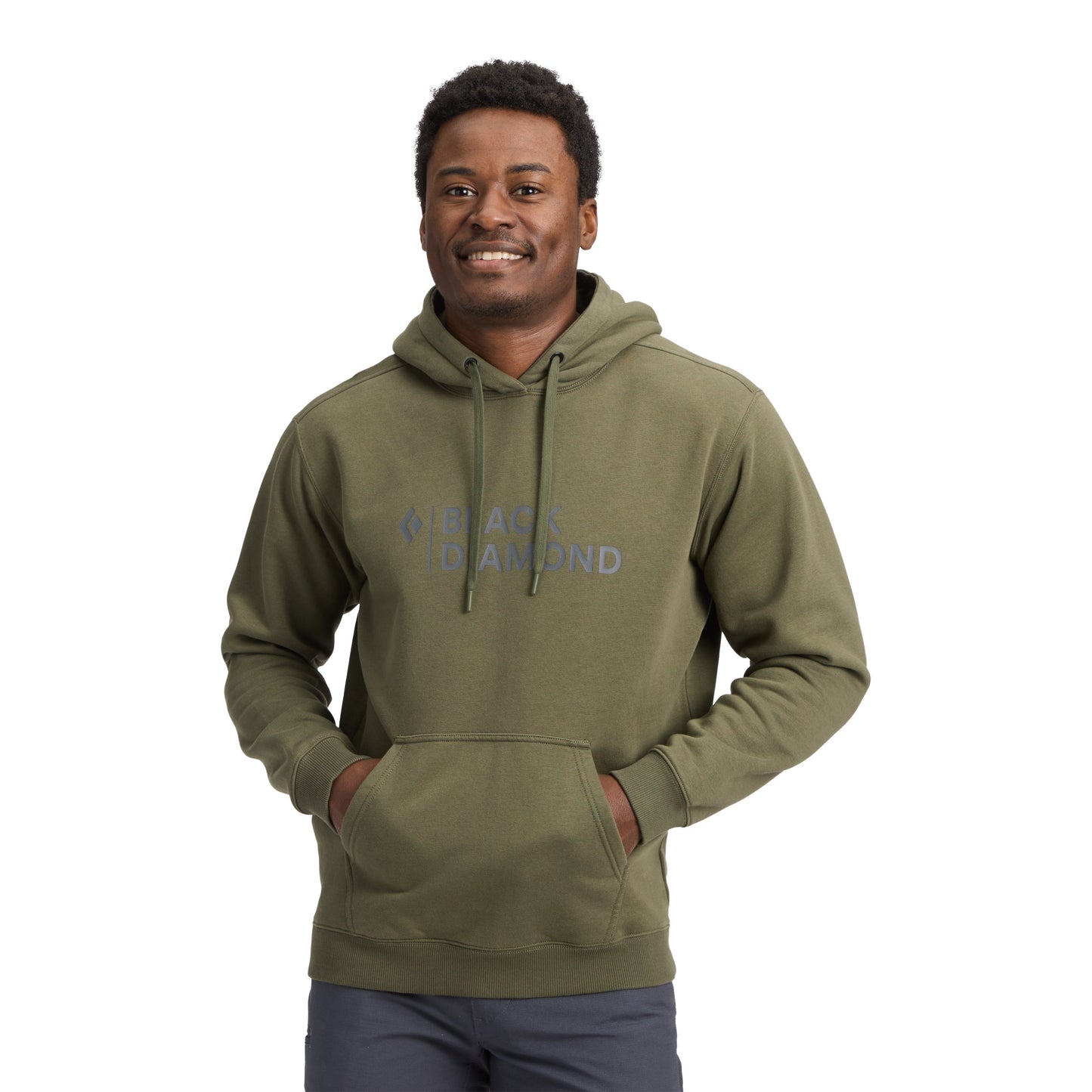 Men's Mini Stacked Pullover Hoody | Black Diamond Featured