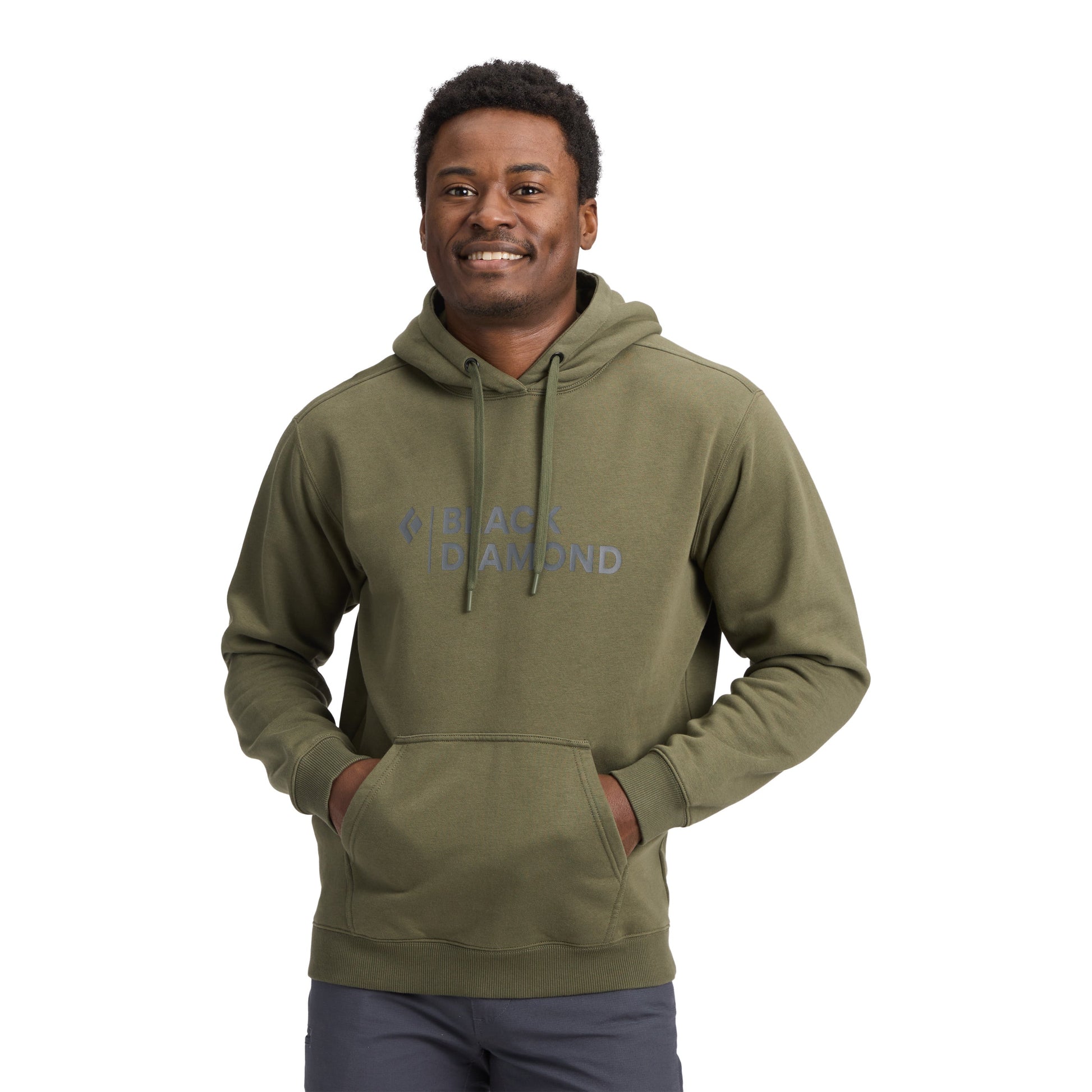 Men's Mini Stacked Pullover Hoody | Black Diamond Featured