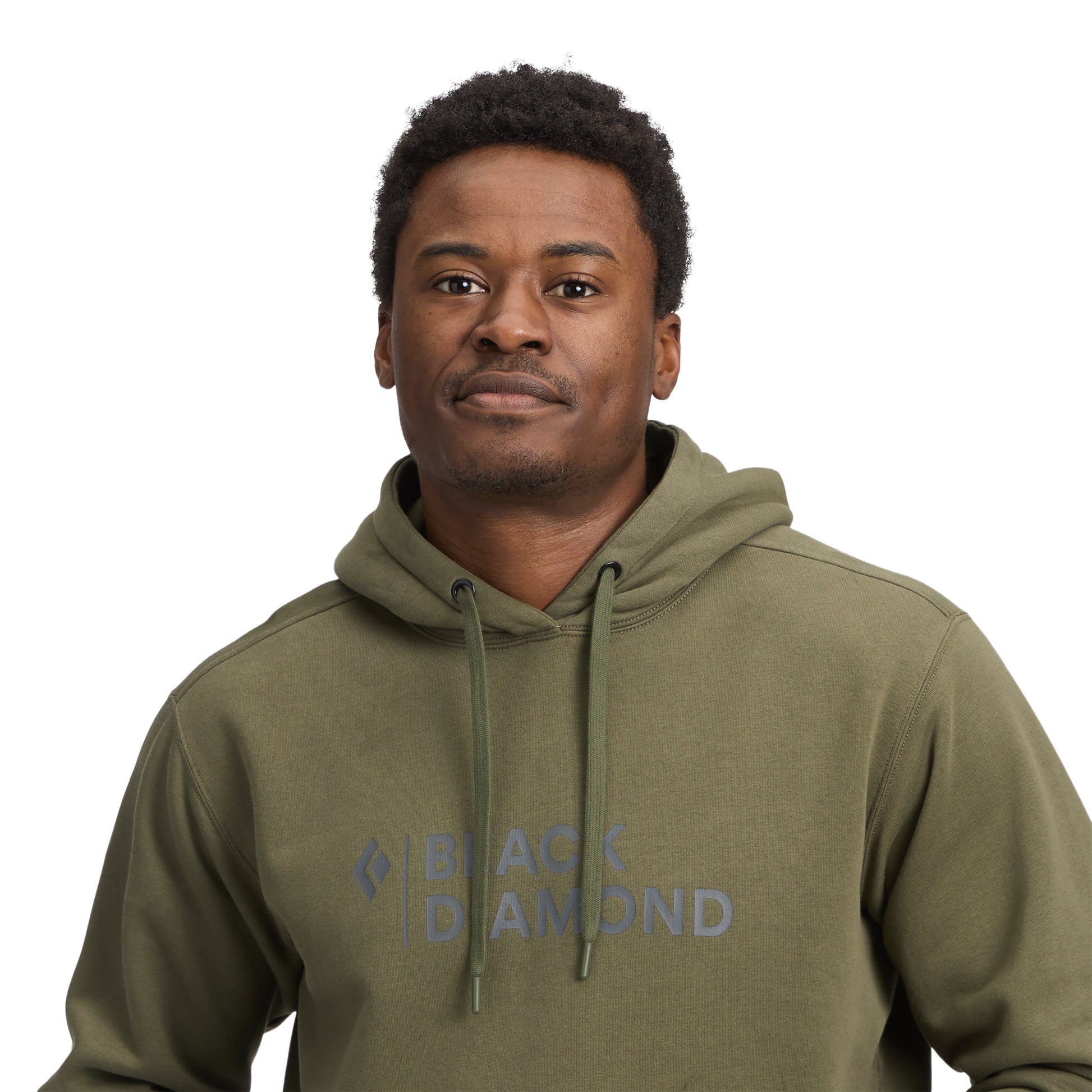 Men's Mini Stacked Pullover Hoody | Black Diamond Featured