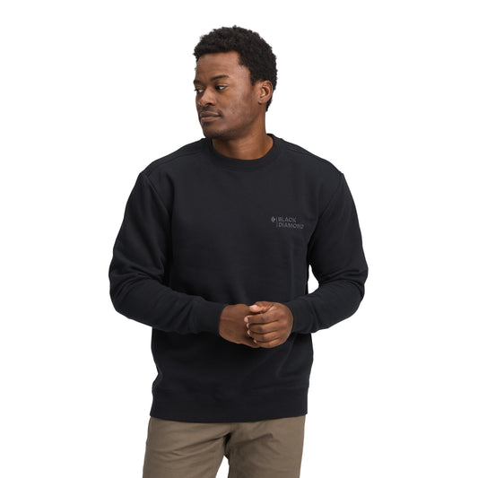 Men's Mini Stacked Crewneck | Black Diamond Popular