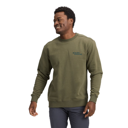 Men's Mini Stacked Crewneck | Black Diamond Popular