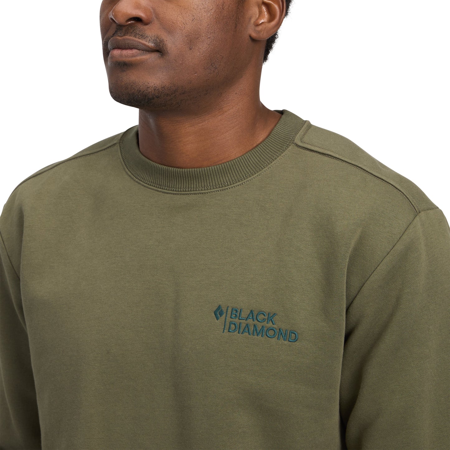 Men's Mini Stacked Crewneck | Black Diamond Popular