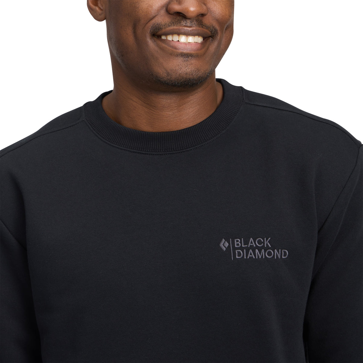 Men's Mini Stacked Crewneck | Black Diamond Popular