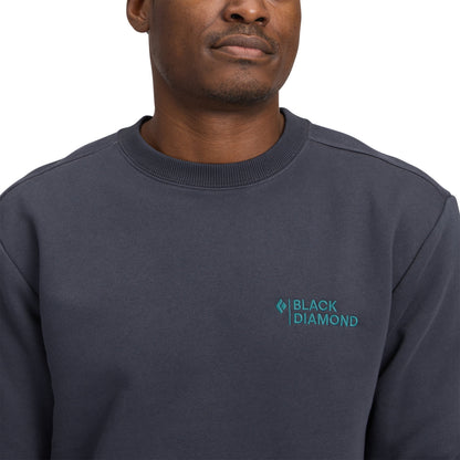 Men's Mini Stacked Crewneck | Black Diamond Popular