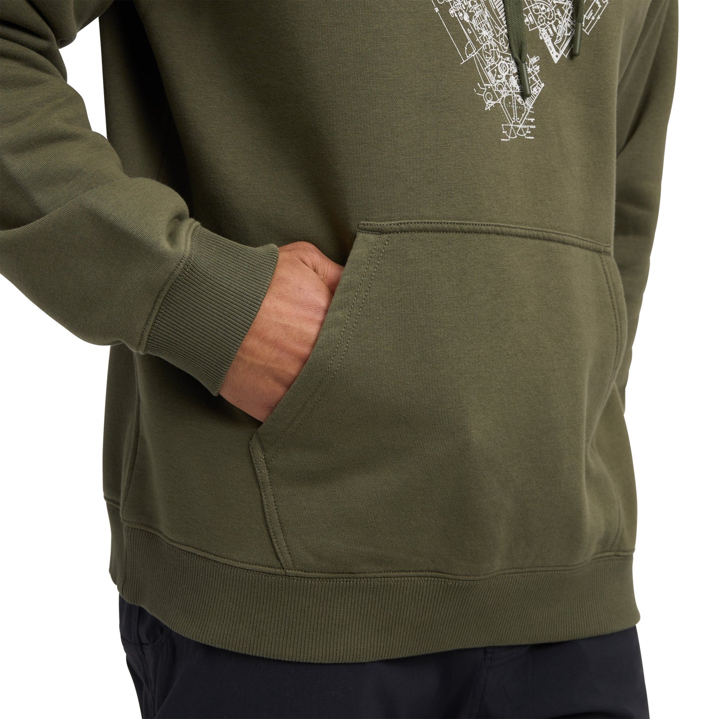 Men's Engineered Diamond Pullover Hoody | Black Diamond Trending