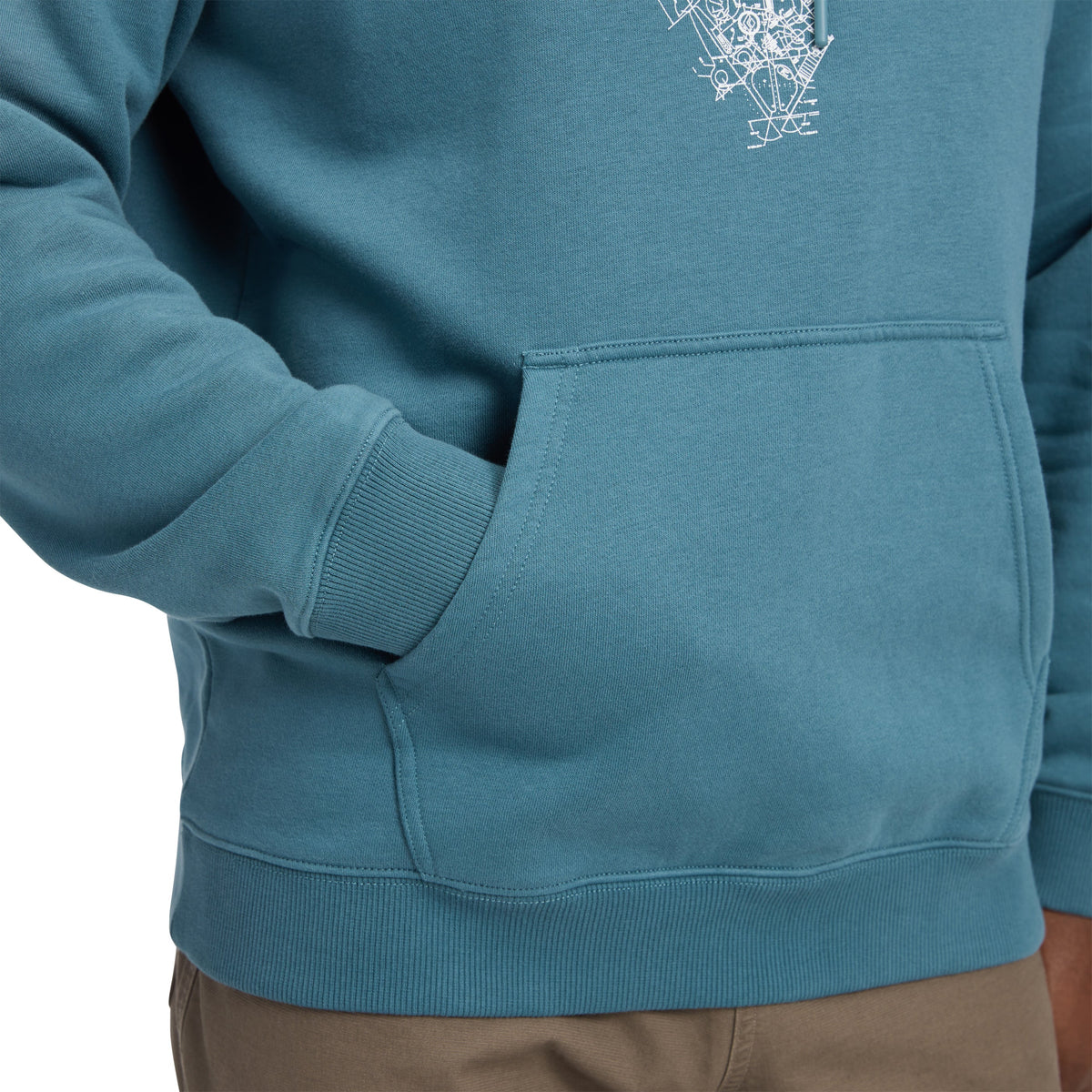Men's Engineered Diamond Pullover Hoody | Black Diamond Trending