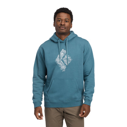 Men's Engineered Diamond Pullover Hoody | Black Diamond Trending