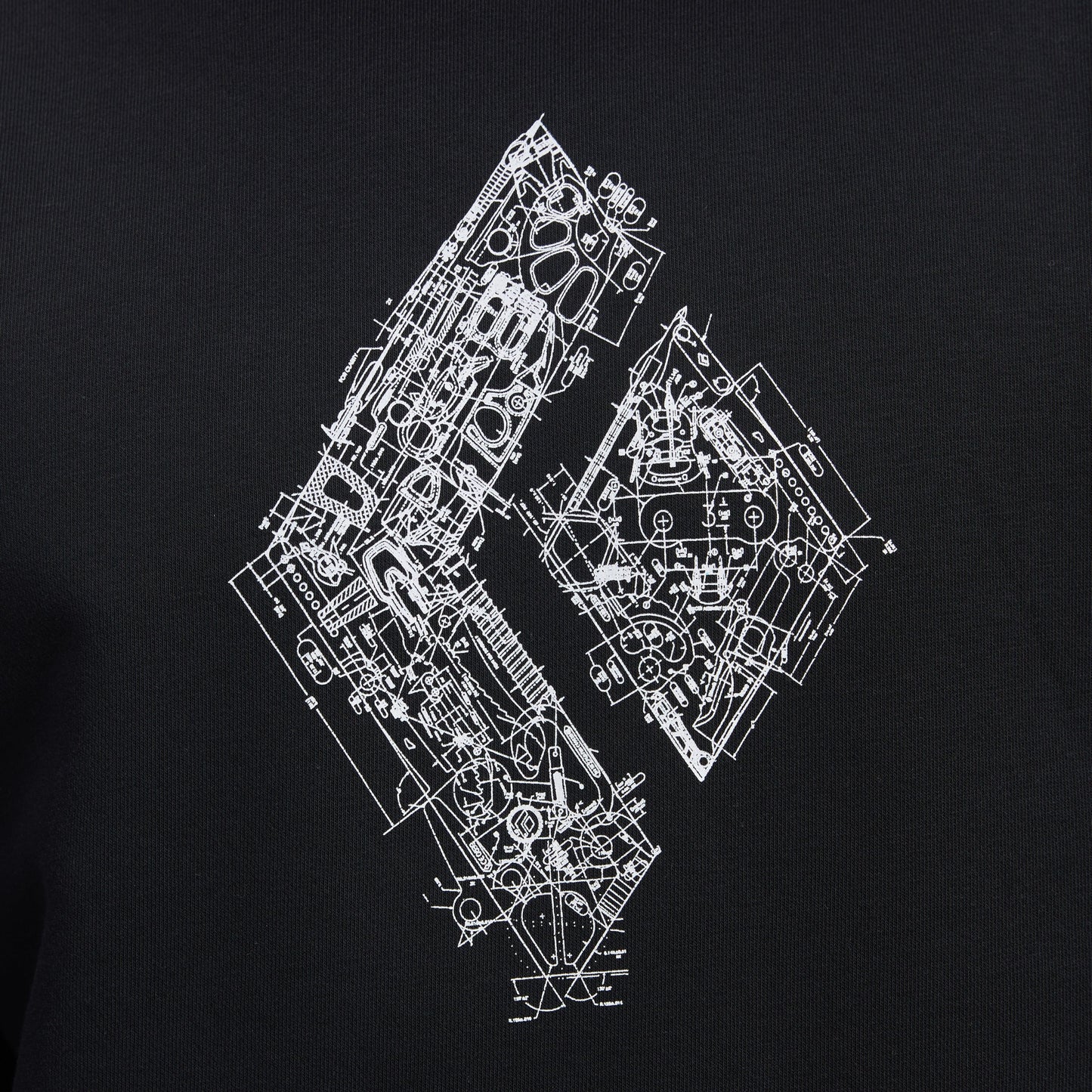 Men's Engineered Diamond Pullover Hoody | Black Diamond Trending