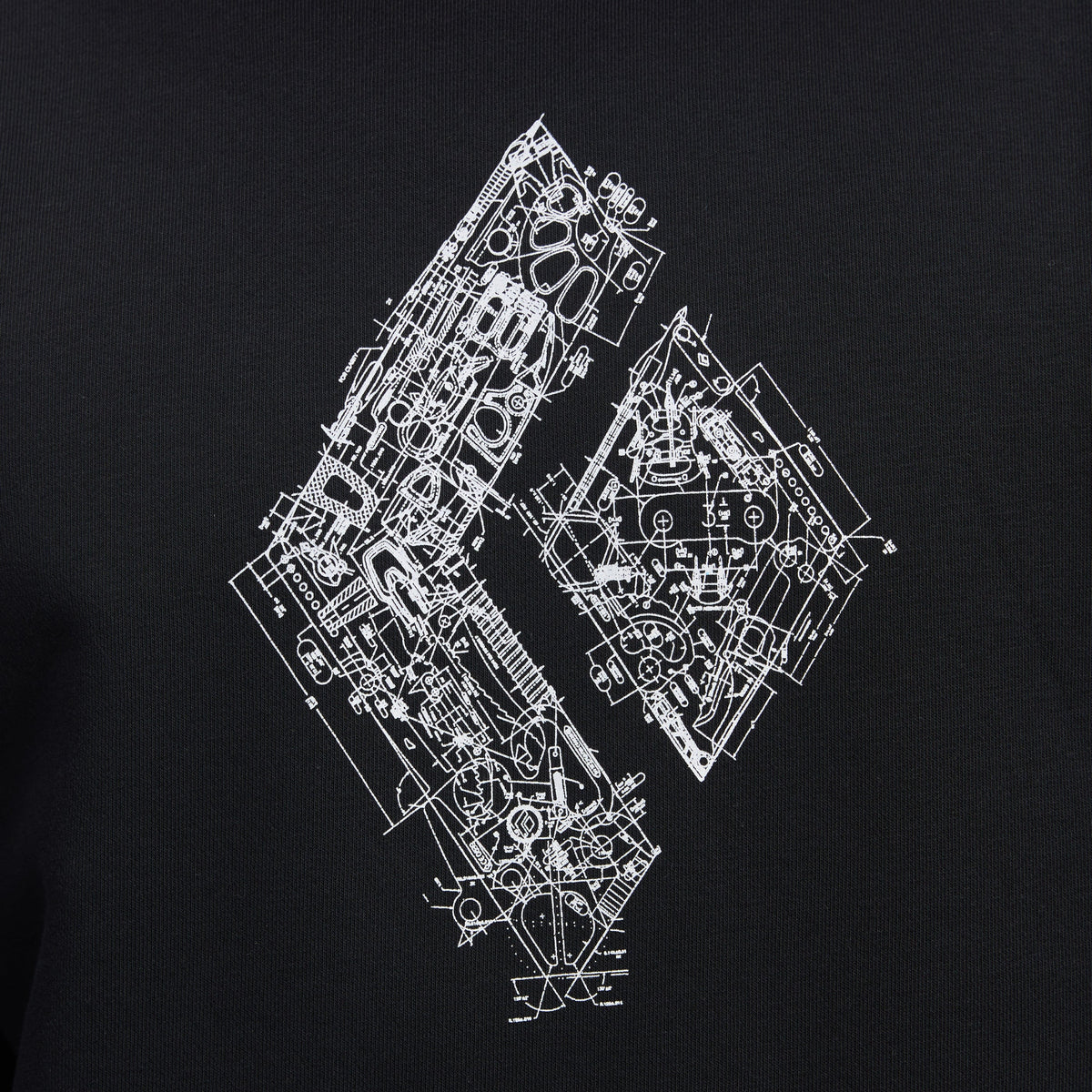 Men's Engineered Diamond Pullover Hoody | Black Diamond Trending