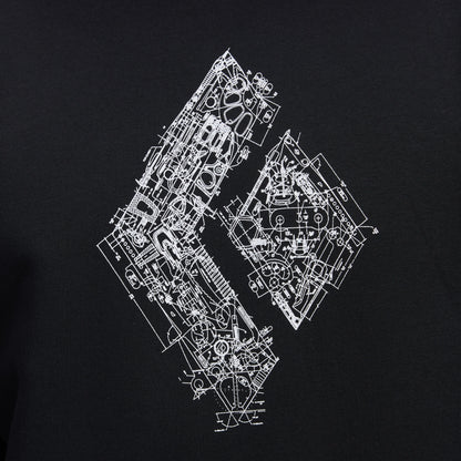 Men's Engineered Diamond Pullover Hoody | Black Diamond Trending