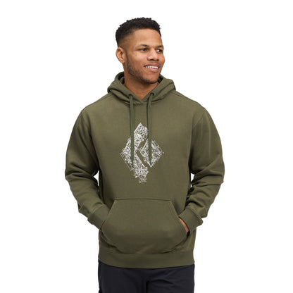 Men's Engineered Diamond Pullover Hoody | Black Diamond Trending