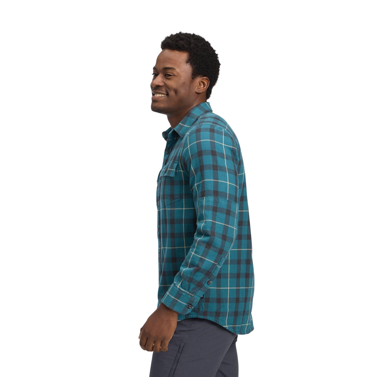 Men's Project Twill Long Sleeve Shirt | Black Diamond Signature