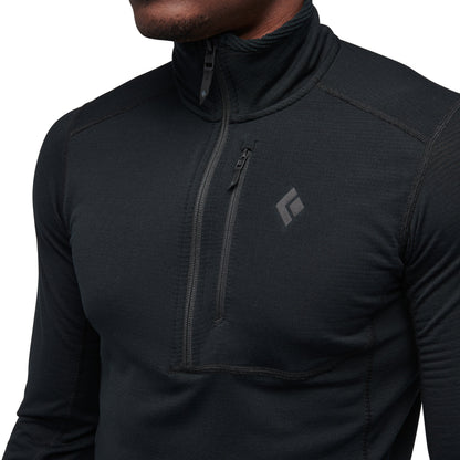 Men's Coefficient LT Quarter Zip Pullover | Black Diamond Essential