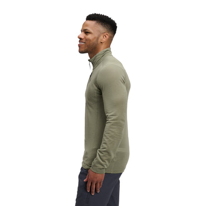 Men's Coefficient LT Quarter Zip Pullover | Black Diamond Essential