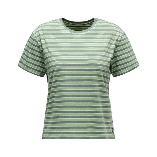 Women's BD Stripe Short Sleeve Tee Long | Black Diamond Exclusive