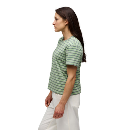 Women's BD Stripe Short Sleeve Tee Long | Black Diamond Exclusive