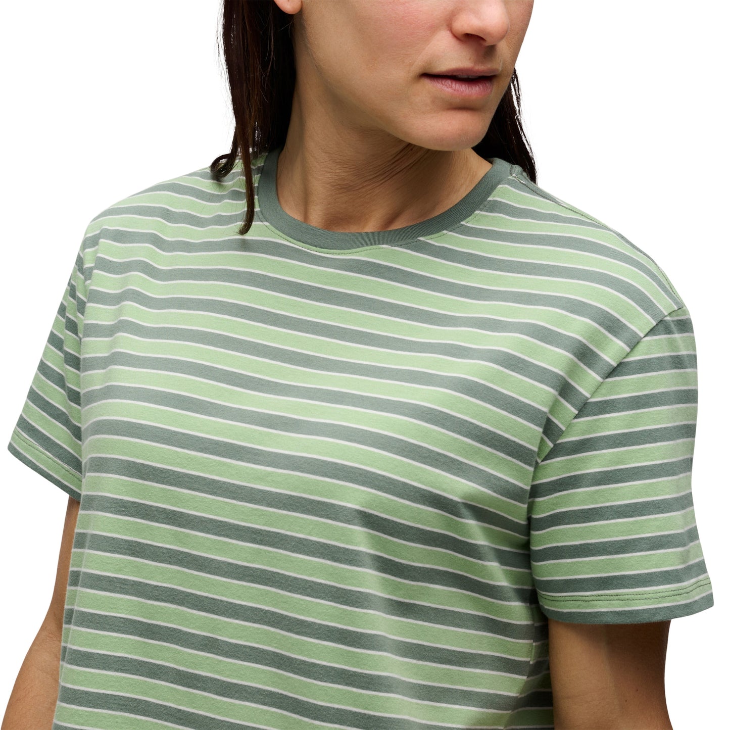 Women's BD Stripe Short Sleeve Tee Long | Black Diamond Exclusive