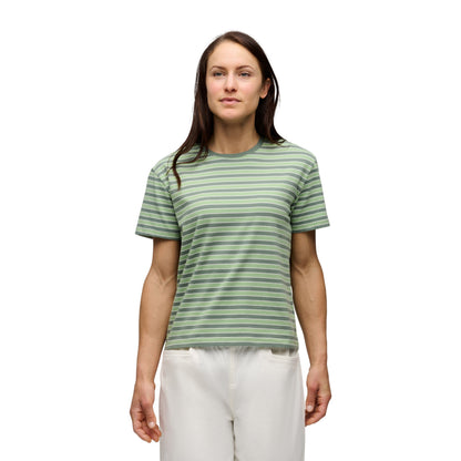 Women's BD Stripe Short Sleeve Tee Long | Black Diamond Exclusive