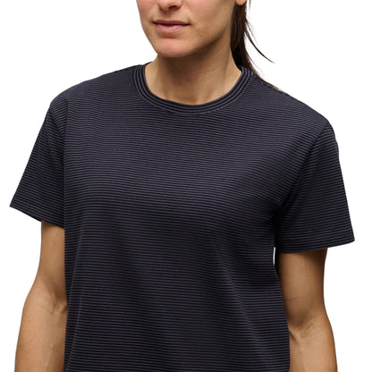 Women's BD Stripe Short Sleeve Tee Long | Black Diamond Exclusive