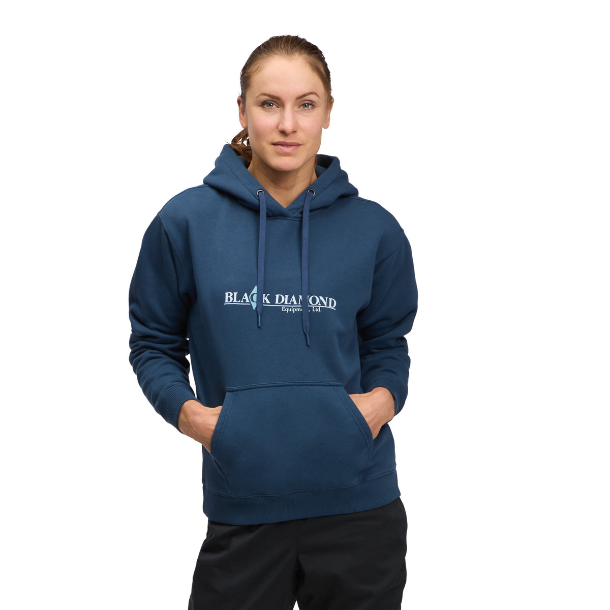 Women's Heritage Wordmark Pullover Hoody | Black Diamond Signature