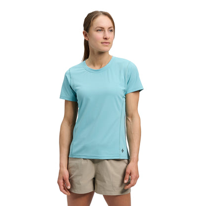 Women's Distance Short Sleeve Tech Tee | Black Diamond Essential