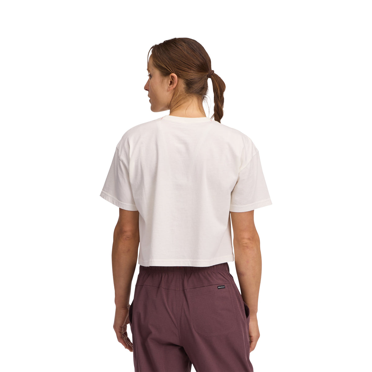 Women's Diamond Crop Short Sleeve Tee | Black Diamond Best Seller