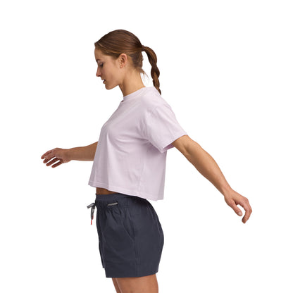 Women's Diamond Crop Short Sleeve Tee | Black Diamond Best Seller