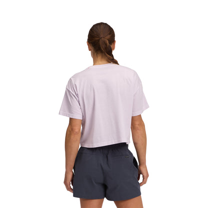 Women's Diamond Crop Short Sleeve Tee | Black Diamond Best Seller