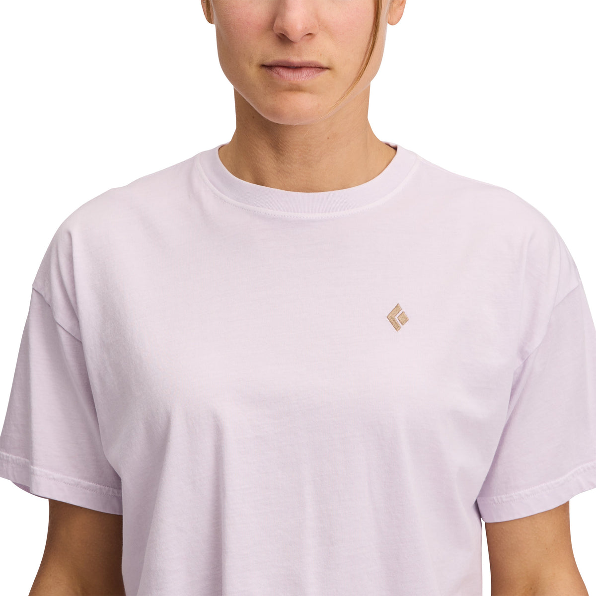 Women's Diamond Crop Short Sleeve Tee | Black Diamond Best Seller